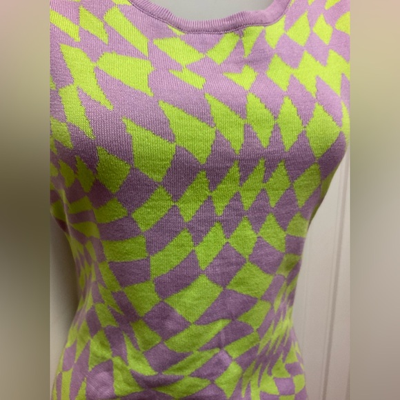 NWT Better Be stretch bodycon graphic sweater dress - Picture 2 of 8
